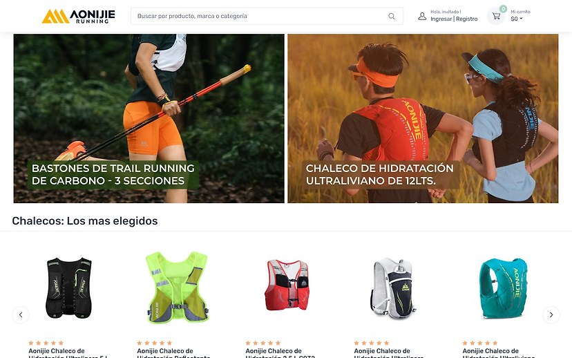 Sitio web de Aonijie