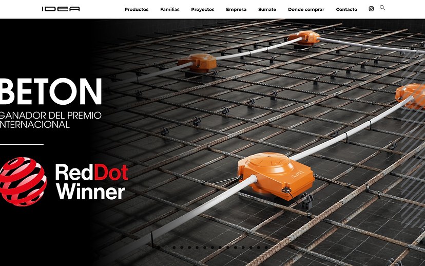 IDEA Iluminación website