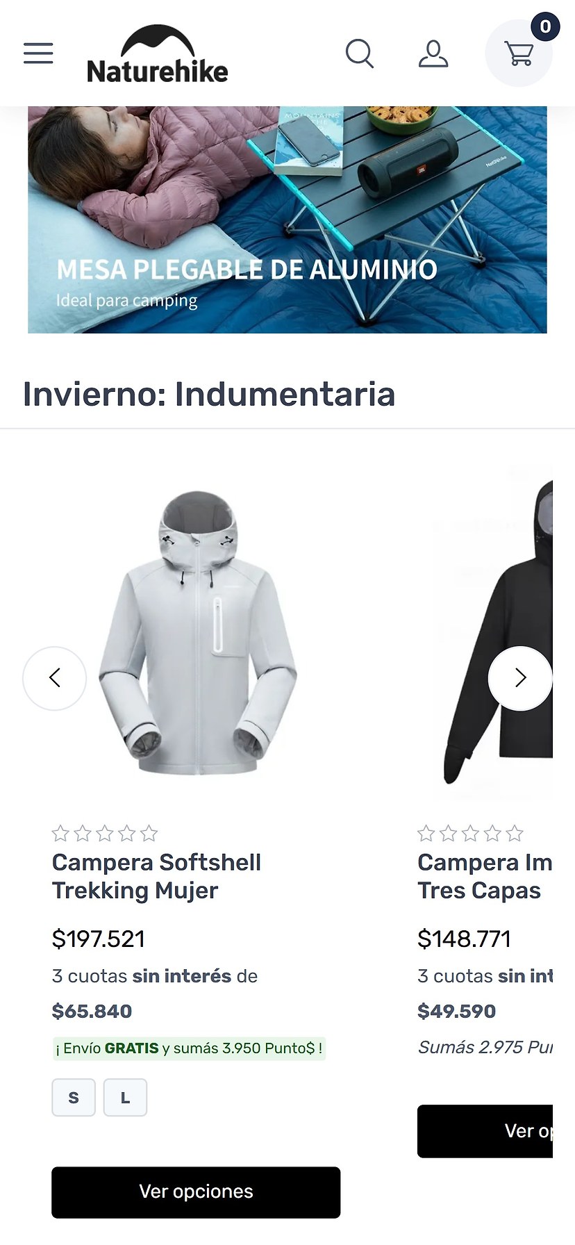 Naturehike website