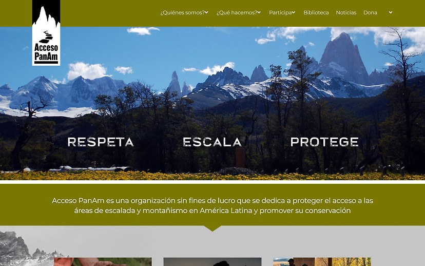 Acceso PanAm website