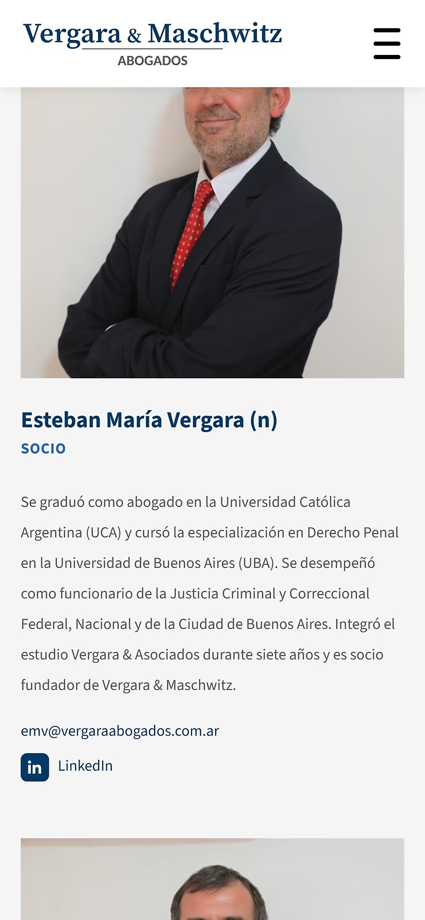 Sitio web de Vergara & Maschwitz
